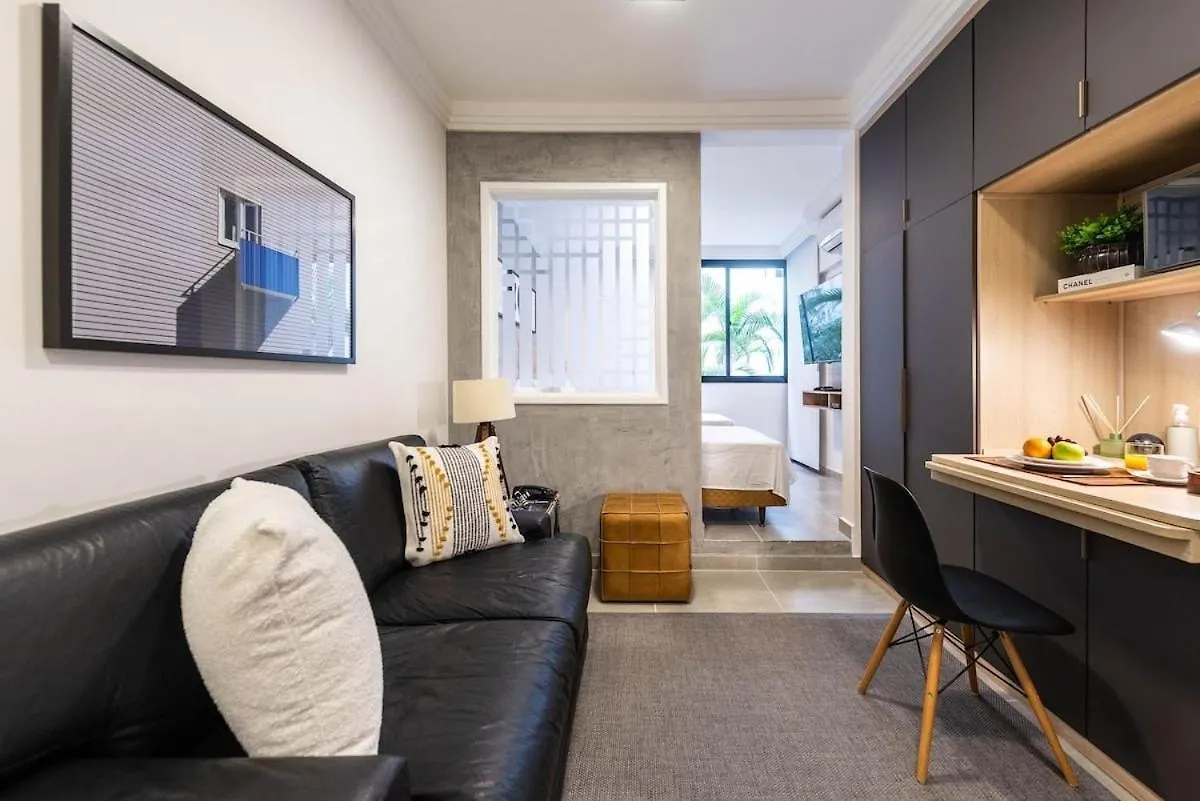 شقة P110 | Novo Bhaus Jardins Oscar Freire | Paulista ساو باولو 0*,  البرازيل